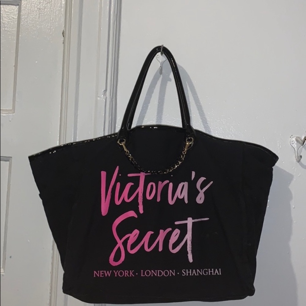 Black victoria secret tote